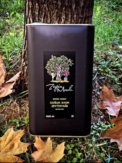 3 Lt Erken Hasat Soğuk Sıkım Zeytinyağı